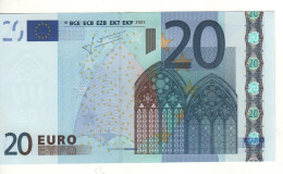 20 EURO  "F"   MALTA    Firma Trichet   G 010 C2  /  FDS - UNC - 20 Euro