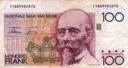 BELGIUM 100 Francs ND 1978-1981 FV P-140a "free Shipping Via Regular Air Mail (buyer Risk)" - 100 Frank