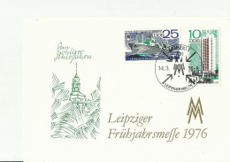 DDR GS 1976 MESSE - Postales - Usados