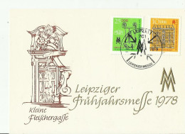 DDR GS 1978 MESSE - Cartoline - Usati