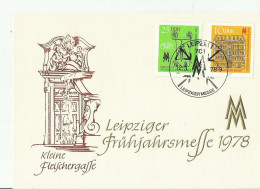 DDR GS 1978 MESSE - Postcards - Used