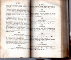 MEUSE -  GEOGRAPHIE DE LA MEUSE PAR HENRIQUET ET RENAUDIN - 1838 -  Un Volume In 12, Assez Bien Relié - Lorraine - Vosges