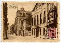 Belgium 1934 Postcard - Verviers, Maison Syndicale Et Maison Du Peuple Rue Du Gymnase; 1fr. King Albert I - Verviers