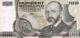 AUSTRIA 100 Schilling 1984 (1985) P-150 FV "free Shipping Via Registered Air Mail." - Autriche