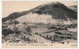 CPA - LUS-LA-CROIX-HAUTE (Drôme) - La Vieille Tour Et Les Villageois - Sonstige & Ohne Zuordnung