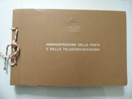 Libretto  Completo "CARTE VALORI POSTALI  EMESSE DALL' AMMINISTRAZIONE POSTALE ITALIANA NEL 1979" - Carnets