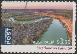 AUSTRALIA DIE-CUT- USED 2021 $3.50 RAMSAR Wetlands International - Riverland Wetland, South Australia - Used Stamps