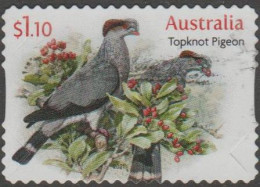 AUSTRALIA DIE-CUT- USED 2021 $1.10 Doves And Pigeons - Topknot Pigeon - Used Stamps