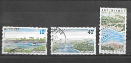 TIMBRE OBLITERE DU GABON DE 1976 N° MICHEL  579/81 - Gabon (1960-...)