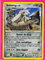 Carte Pokemon Francaise 2009 Platine Rivaux Emergeants 14/111 Galeking 130pv Usagée - Platine