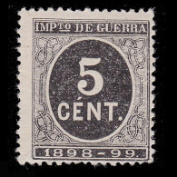 Alfonso XIII.1898.CIFRA.5c.Nuevo.EDIFIL 236 - Nuevos