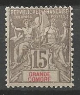 GRANDE COMORE N° 15 NEUF*  CHARNIERE  / MH - Nuovi