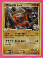 Carte Pokemon Francaise 2009 Platine Rivaux Emergeants 32/111 Rhinastoc 100pv Holo Occasion - Platine