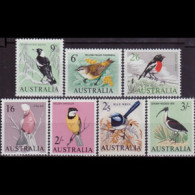 AUSTRALIA 1963 - Scott# 367-73 Birds 6p-3s MNH - Neufs