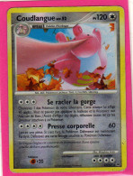 Carte Pokemon Francaise 2009 Platine 33/127 Coudlangue 120pv Reverse Occasion - Platine