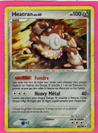 Carte Pokemon Francaise 2009 Diamant Et Perle Eveil De Legende 30/146 Heatran100pv Holo Usagée - Diamond & Pearl 