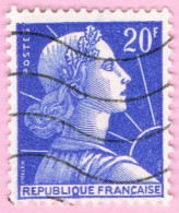 France, N° 1011B Obl. - Marianne De Muller - 1955-1961 Marianne Of Muller