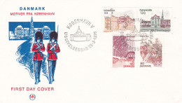 Denmark FDC 25-3-1976 - Dänische Regionen: Kopenhagen/Deense Regio's: Kopenhagen - M 617-620 - Cartas & Documentos