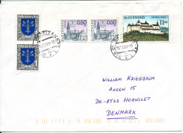 Slovakia Nice Cover Sent To Denmark 15-12-2001 - Covers & Documents