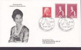 Denmark KASTRUP Thailand In Denmark Sonderstempel Cover Brief 1980 Red Cross Rotes Kreuz Croix Cruz Roja (Cz. Slania) - Covers & Documents