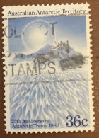 The 25th Anniversary Of The Antarctic Treaty - Used Stamps