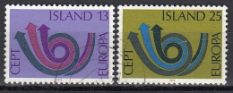 ICELAND 471-472,used,falc Hinged - Usados