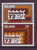 ICELAND 482-483,unused - Esposizioni Filateliche