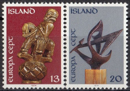 ICELAND 489-490,unused - 1974