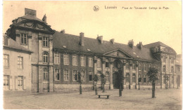CPA Carte Postale  Belgique Louvain Place De L'Université Collège Du Pape VM67181 - Leuven