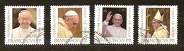 Vatican Vatikaan 2013 Yvertn° 1623-1626  (°) Oblitéré Franciscus Nominale 6,05 Euro - Gebruikt