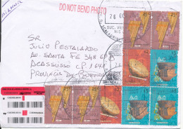 Argentina Registered Cover Sent To Buenos Aires 26-10-2009 With A Lot Of Topic Stamps - Storia Postale