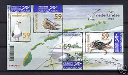 Nederland Plaatfout NVPH 2171aPM Compleet Vel Het Nederlands Wad 2003 MNH Postfris - Plaatfouten En Curiosa