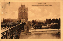 Delcampe - CPA AK Worms- Gesamtansicht Mit Erns Ludwig Brucke GERMANY (886205) - Worms