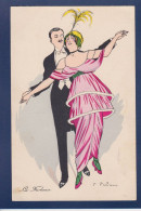 CPA FABIANO Erotisme Femme Woman Art Nouveau écrite BG PARIS 598 Danse - Fabiano