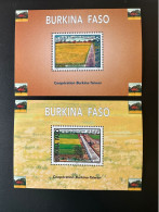 Burkina Faso 2003 Mi. Bl. 207 - 208 Coopération Bukrina - Taiwan Chine China - Burkina Faso (1984-...)