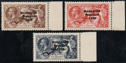 1935 Re-engraved Set SG 99-101, Hib. T75-77, Sc. 93-95, Matching Right Marginal, Suberb U/m (MNH), With New Certificate. - Nuovi