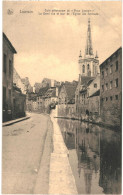CPA Carte Postale Belgique Louvain La Demi Rue Et Tour De L'église Sainte Gertrude VM67201 - Leuven