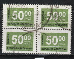 ARGENTINE 1567  // YVERT 1067X4 (SE TENANT) // 1976 - Usados