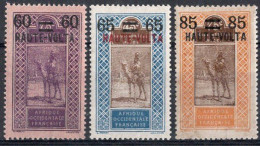 HAUTE-VOLTA Timbres-poste N°21* à 23* Neufs Charnières TB Cote : 5.00€ - Unused Stamps
