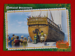 Premium Trading Cards / Carte Rigide - 6,4 X 8,9 Cm - Shrek The Third - 2007 - Story Cards N°40 - Official Disasters - Autres & Non Classés