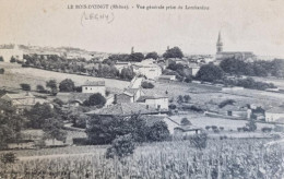 Cpa LE BOIS D'OINGT (Rhône) 69 - Vue Générale Prise Du Lombardon - Le Bois D'Oingt