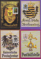 MC Maxkarten Posthausschilder Kaiserliche Postagentur Blankenburg Posthülfsstelle - Maximum Cards