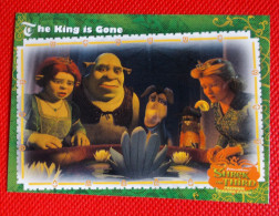 Premium Trading Cards / Carte Rigide - 6,4 X 8,9 Cm - Shrek The Third - 2007 - Story Cards N°44 - The King Is Gone - Other & Unclassified