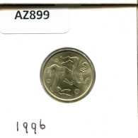 2 CENTS 1996 CHYPRE CYPRUS Pièce #AZ899.F - Chypre