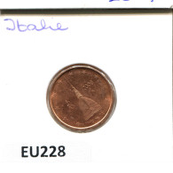 2 EURO CENTS 2008 ITALY Coin #EU228.U - Italia