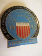 TIR Aux Pigeons./Insigne De Compétition De Sport/CASSIS Stand Du Col De L'Ange/Bronze Cloisonné émaillé /1972  SPO400 - Otros & Sin Clasificación