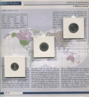 SIERRA LEONE 1996 Coin SET 10. 50. 100 LEONES UNC #SET1173.5.U - Sierra Leone