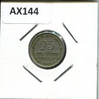 25 CENTS 1982 SRI LANKA Coin #AX144.U - Sri Lanka