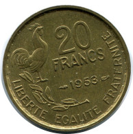 20 FRANCS 1953 FRANCE Coin #AX097 - 20 Francs