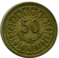 50 MILLIMES 1960 TUNISIA Coin #AR238.U - Tunisie